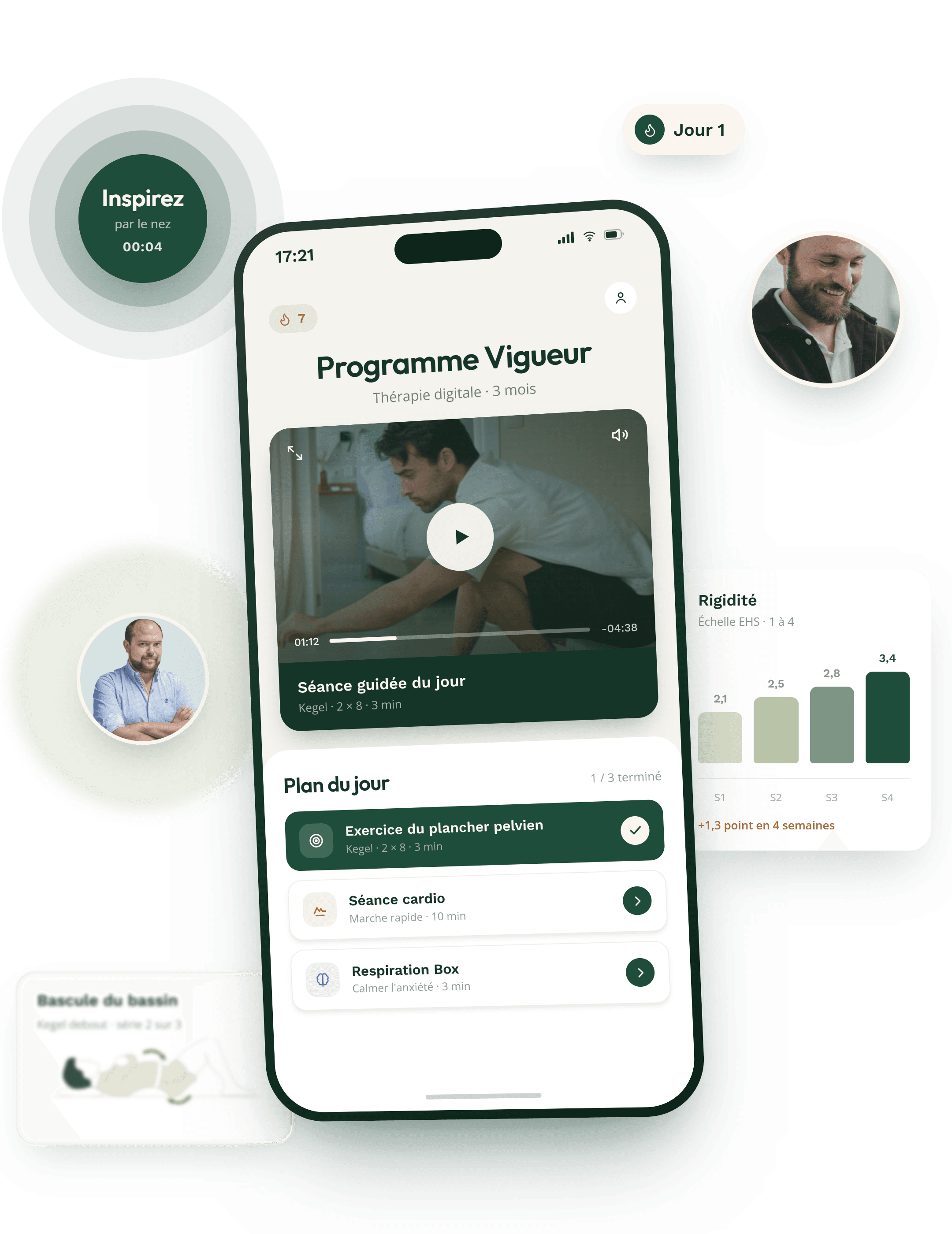 Le Programme Vigueur dans l’application KANO