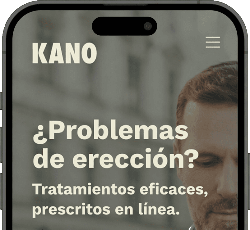 Kano.care: tratamientos para la disfunción eréctil en España