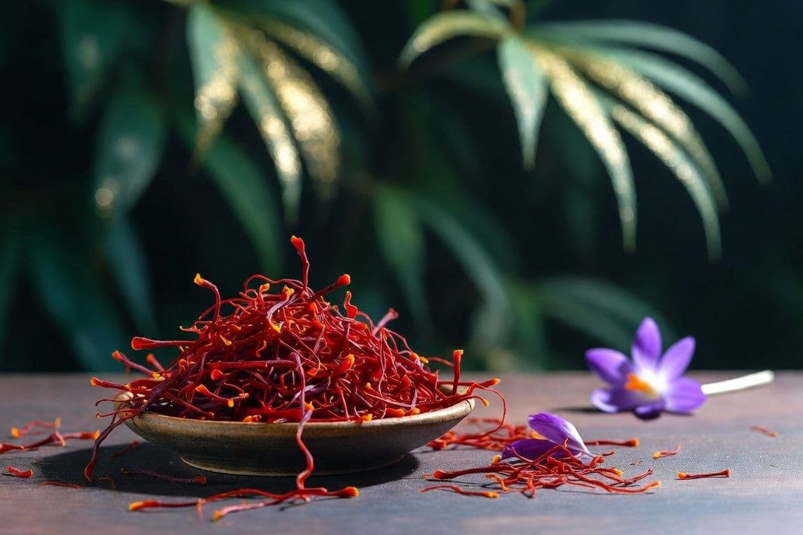PPistils de safran, réputés comme aphrodisiaque naturel pour la libido de l'homme PPistils de safran, réputés comme aphrodisiaque naturel pour la libido de l'homme