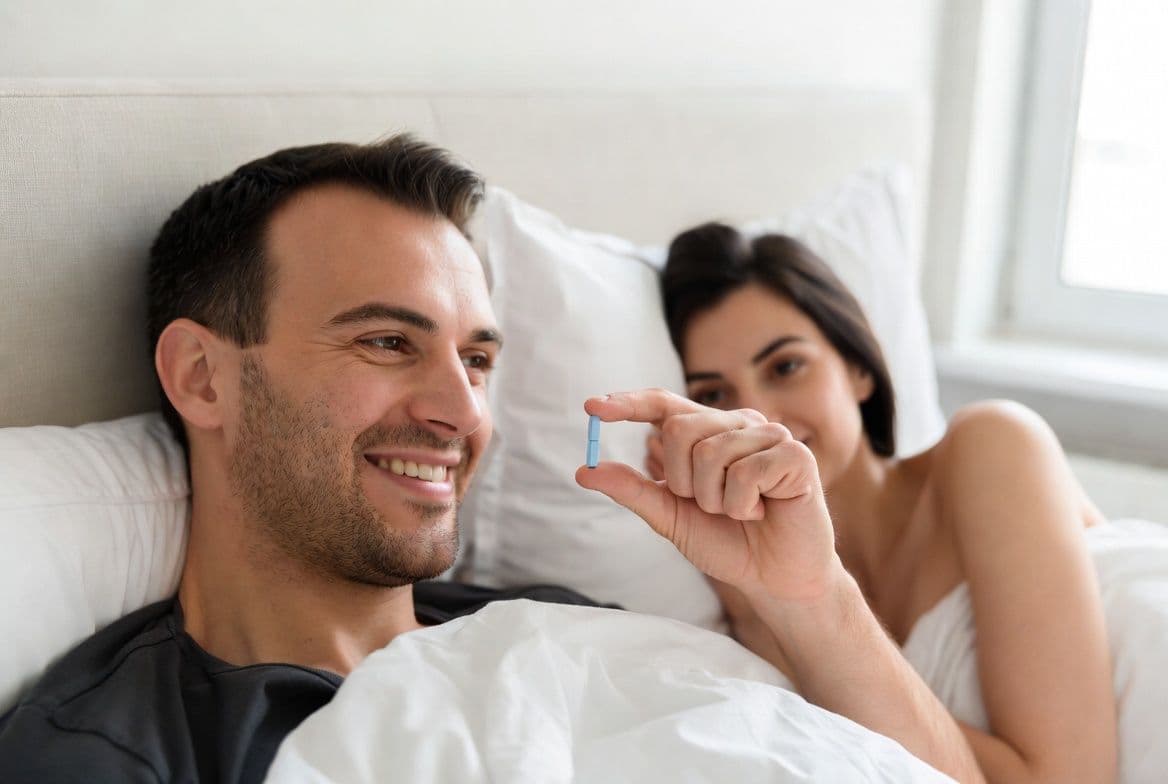 Homme consultant un médecin en ligne pour obtenir une prescription de Cialis légalement Homme consultant un médecin en ligne pour obtenir une prescription de Cialis légalement