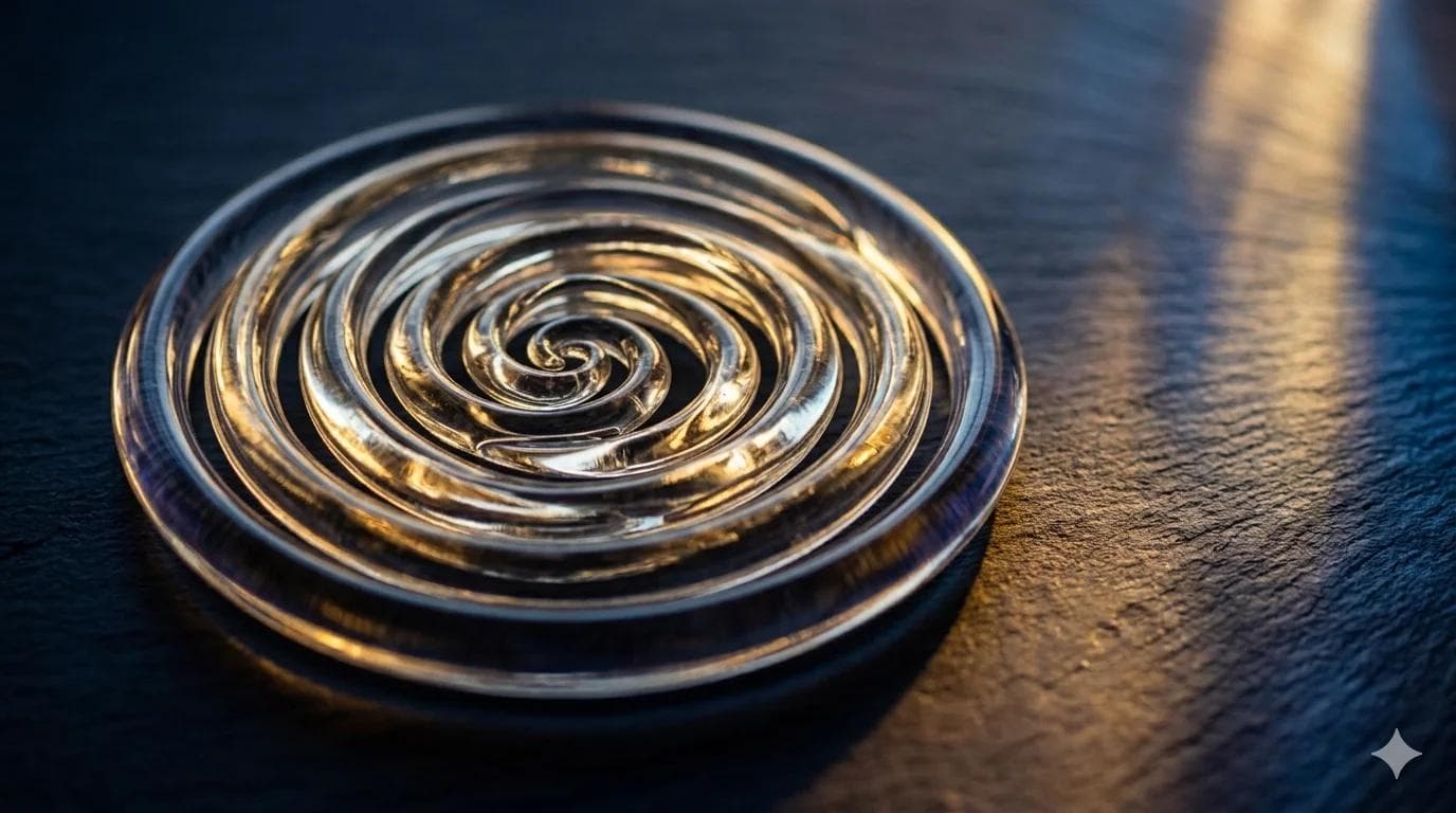 Spirale symbolisant le cercle vicieux entre stress, anxiété de performance et éjaculation précoce qu'il faut briser Spirale symbolisant le cercle vicieux entre stress, anxiété de performance et éjaculation précoce qu'il faut briser