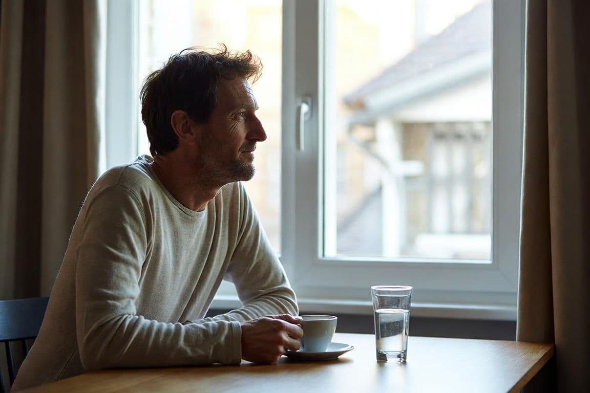 Paroxétine efficace au bout de combien de temps : homme retrouvant sérénité et énergie Paroxétine efficace au bout de combien de temps : homme retrouvant sérénité et énergie