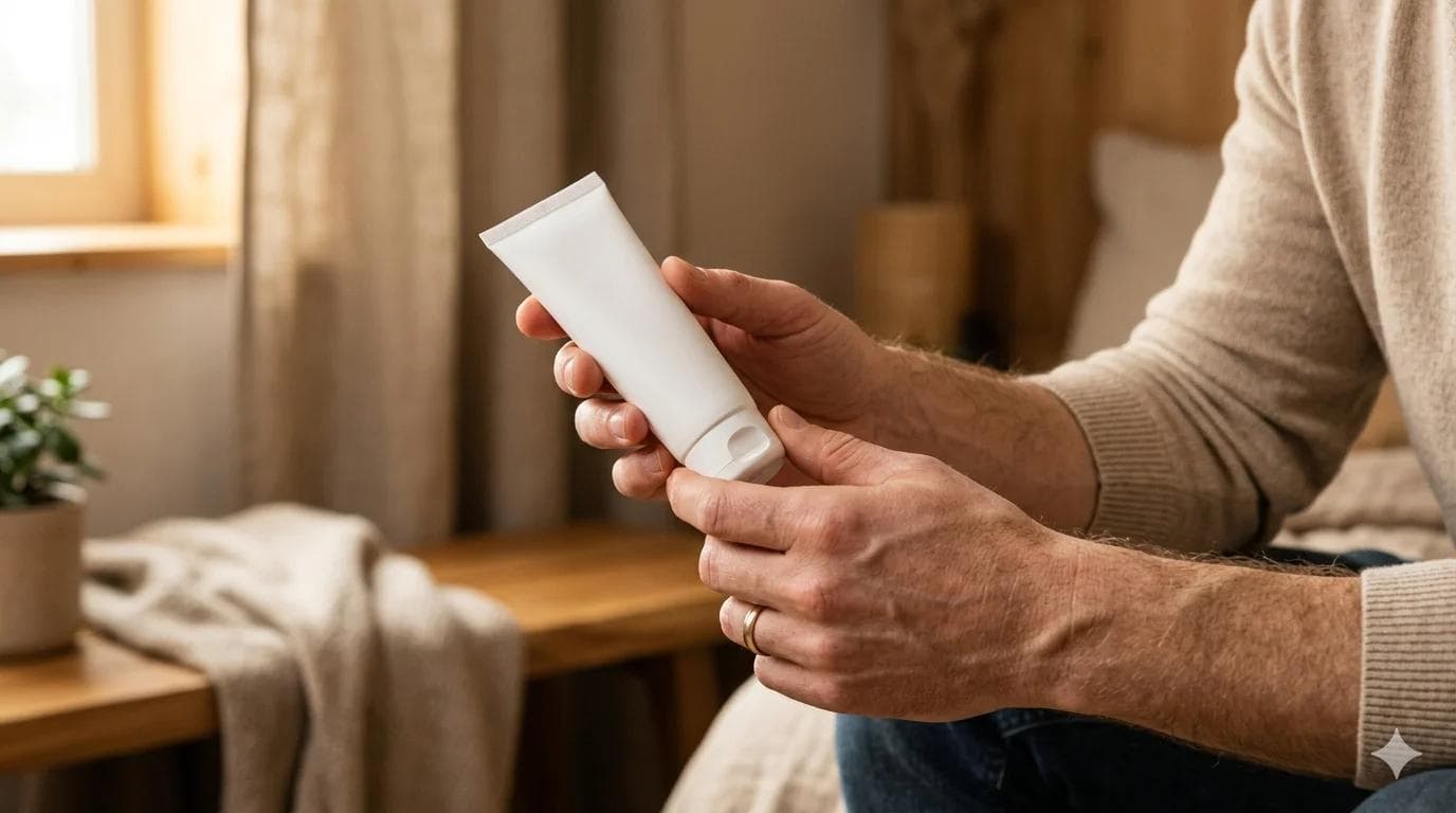 Application d'une crème éjaculation précoce à base de lidocaïne pour retarder l'éjaculation et prolonger le rapport sexuel Application d'une crème éjaculation précoce à base de lidocaïne pour retarder l'éjaculation et prolonger le rapport sexuel