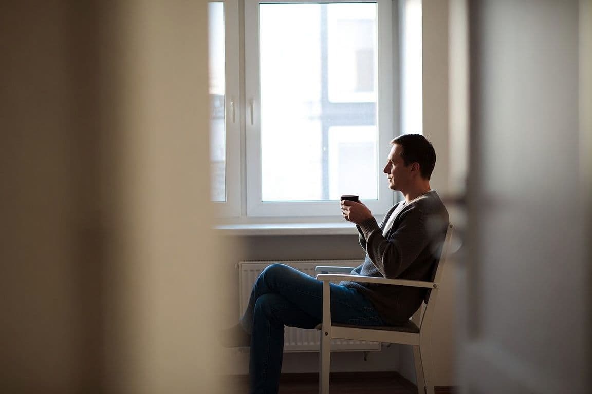 Homme gérant un début difficile sous paroxétine grâce à un accompagnement médical Homme gérant un début difficile sous paroxétine grâce à un accompagnement médical