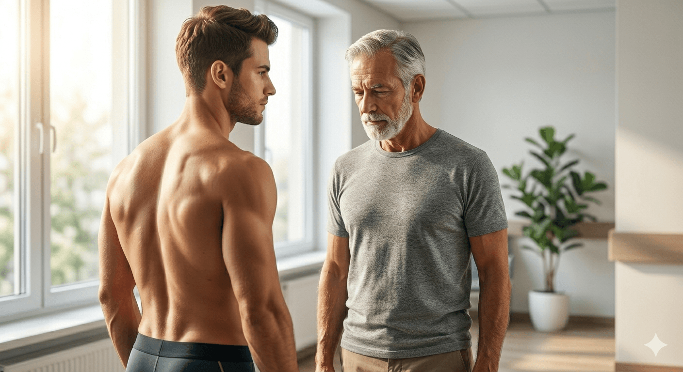 Homme réfléchissant à sa libido Homme réfléchissant à sa libido